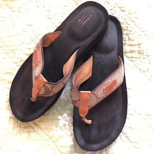 Coach | Shoes | Coach Juanita Flip Flops Size 75b | Poshmark